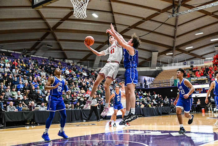 Lincoln Gresham 6A Oregon boys basketball quarterfinal Naji Saker -58